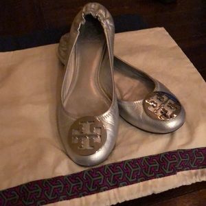 Tory Burch,  Ballet Flat, Metallic